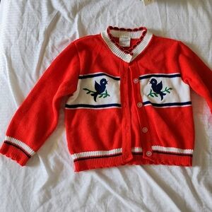 Vintage Red Toddler Sweater